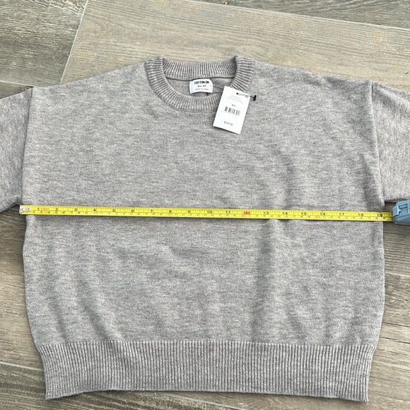 Xs gray Cotton:On sweater - Picture 5 of 7